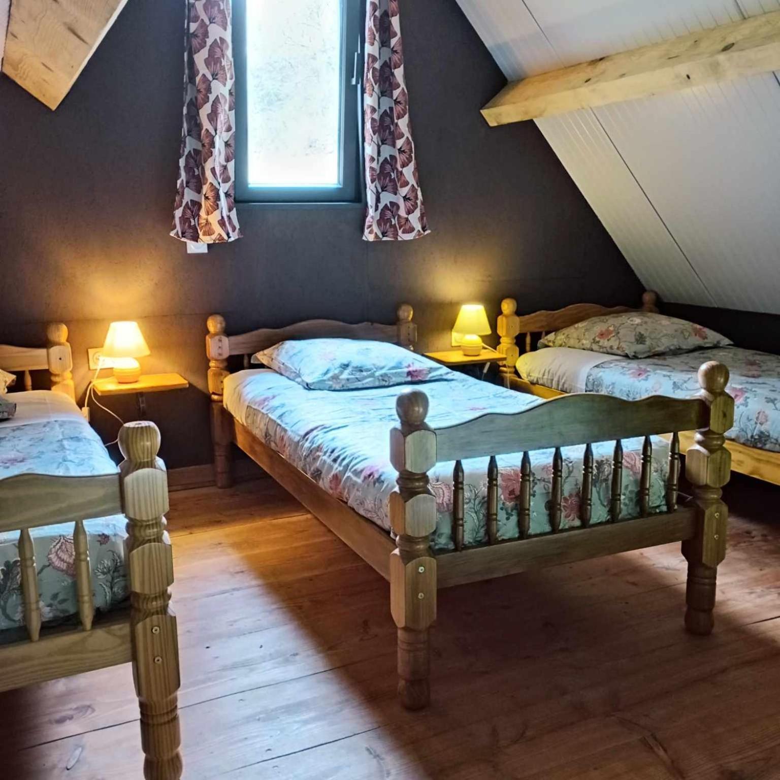 A La Cabane Des Bois Dessus Tiny Gite Alligny-en-Morvan Exteriör bild