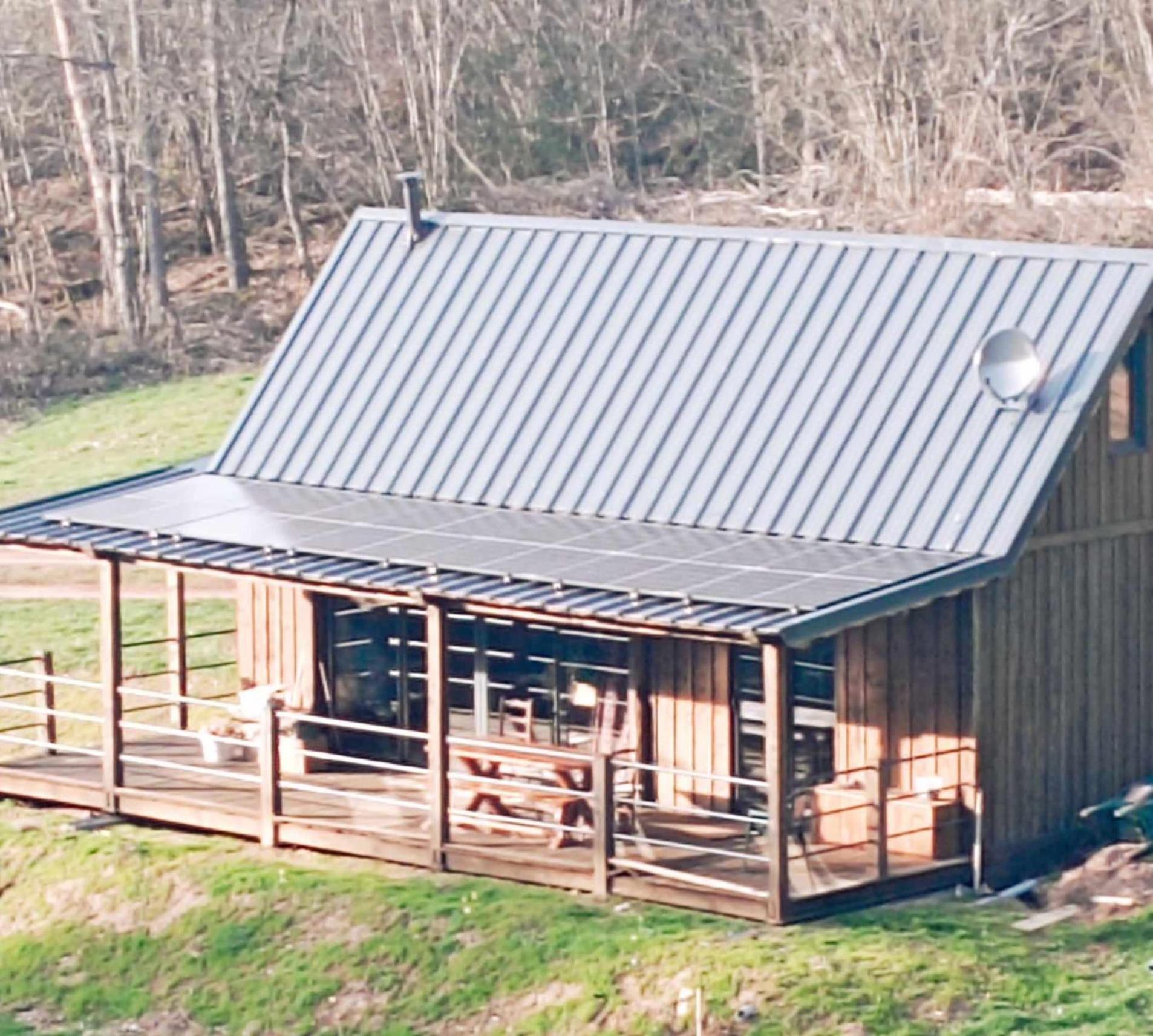 A La Cabane Des Bois Dessus Tiny Gite Alligny-en-Morvan Exteriör bild